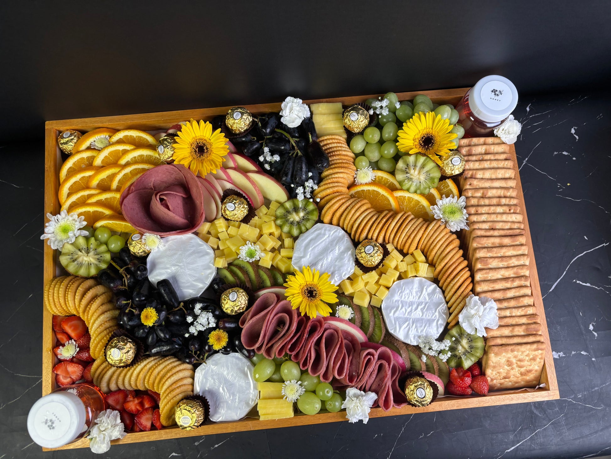 long cheese platter by Le bliss platter charcuterie board jakarta