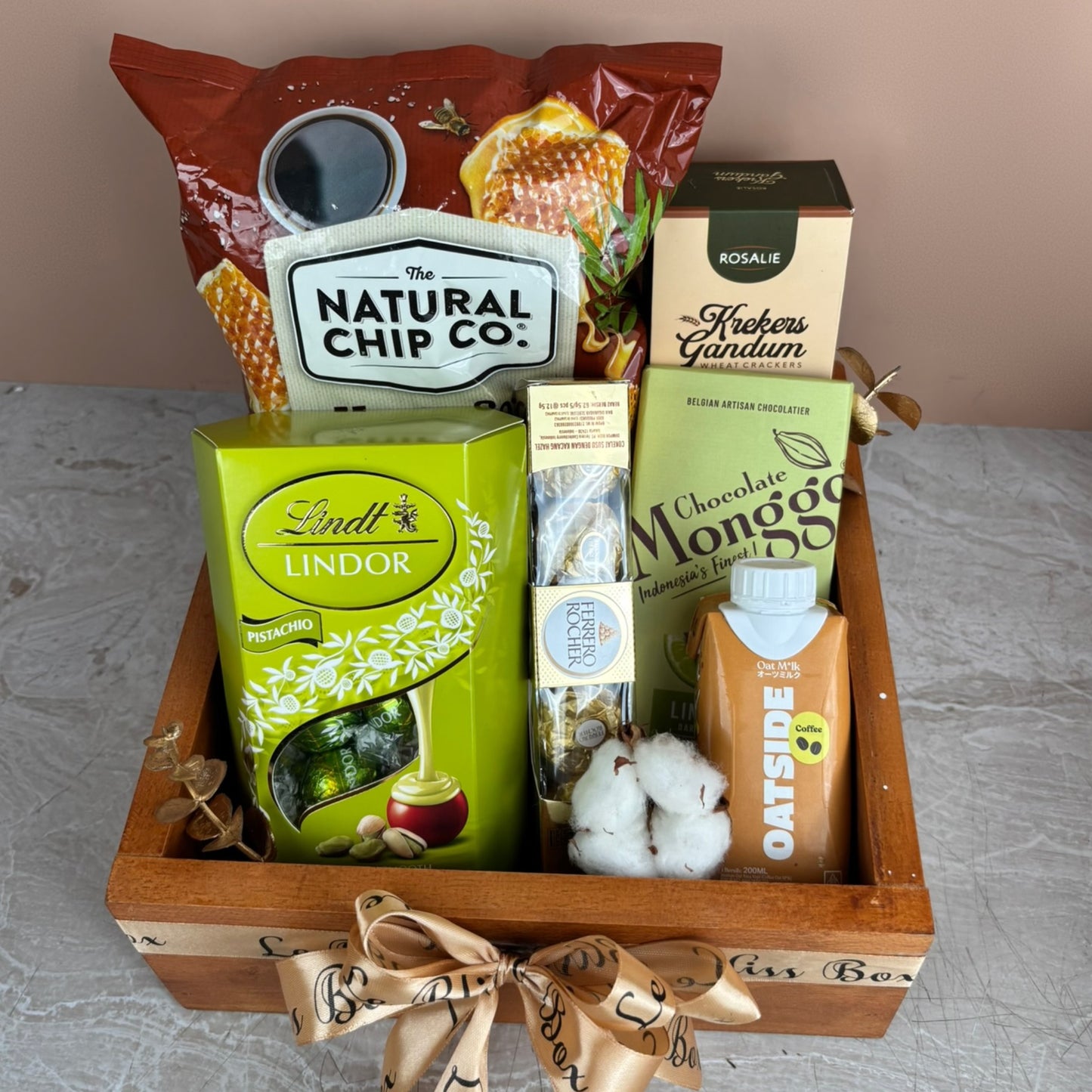 Wooden Gourmet Hamper