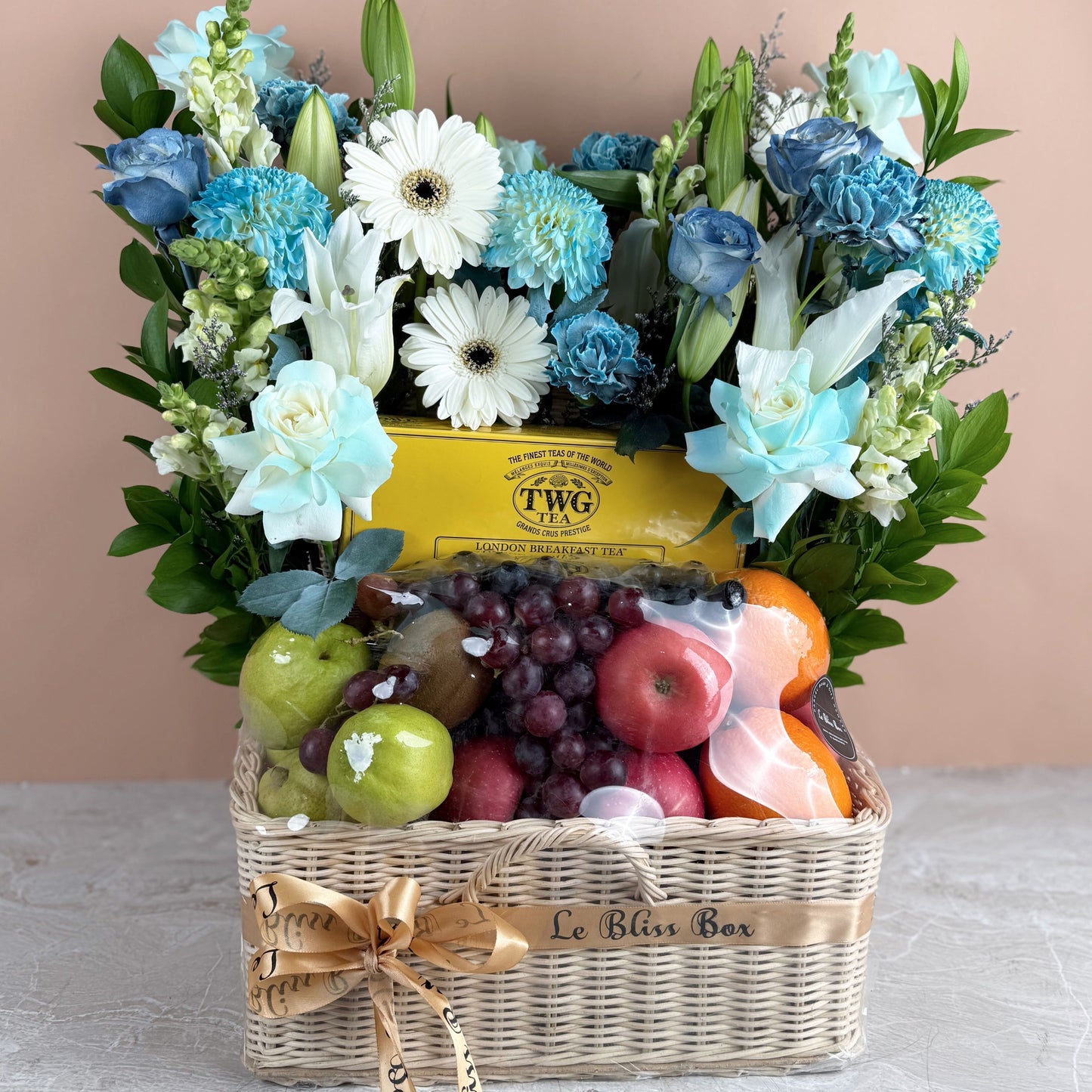 Blue TWG Tea Hamper Grand Fruit Parcel