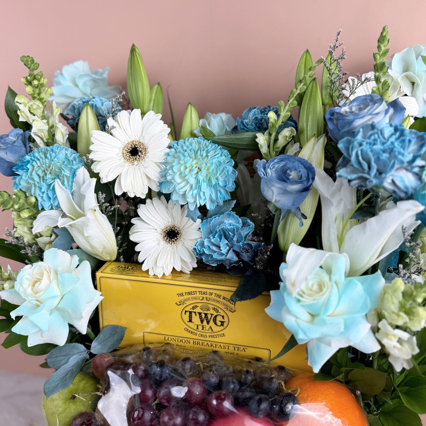 Blue TWG Tea Hamper Grand Fruit Parcel