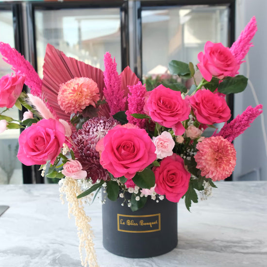 florist surabaya, pink Fanta rose