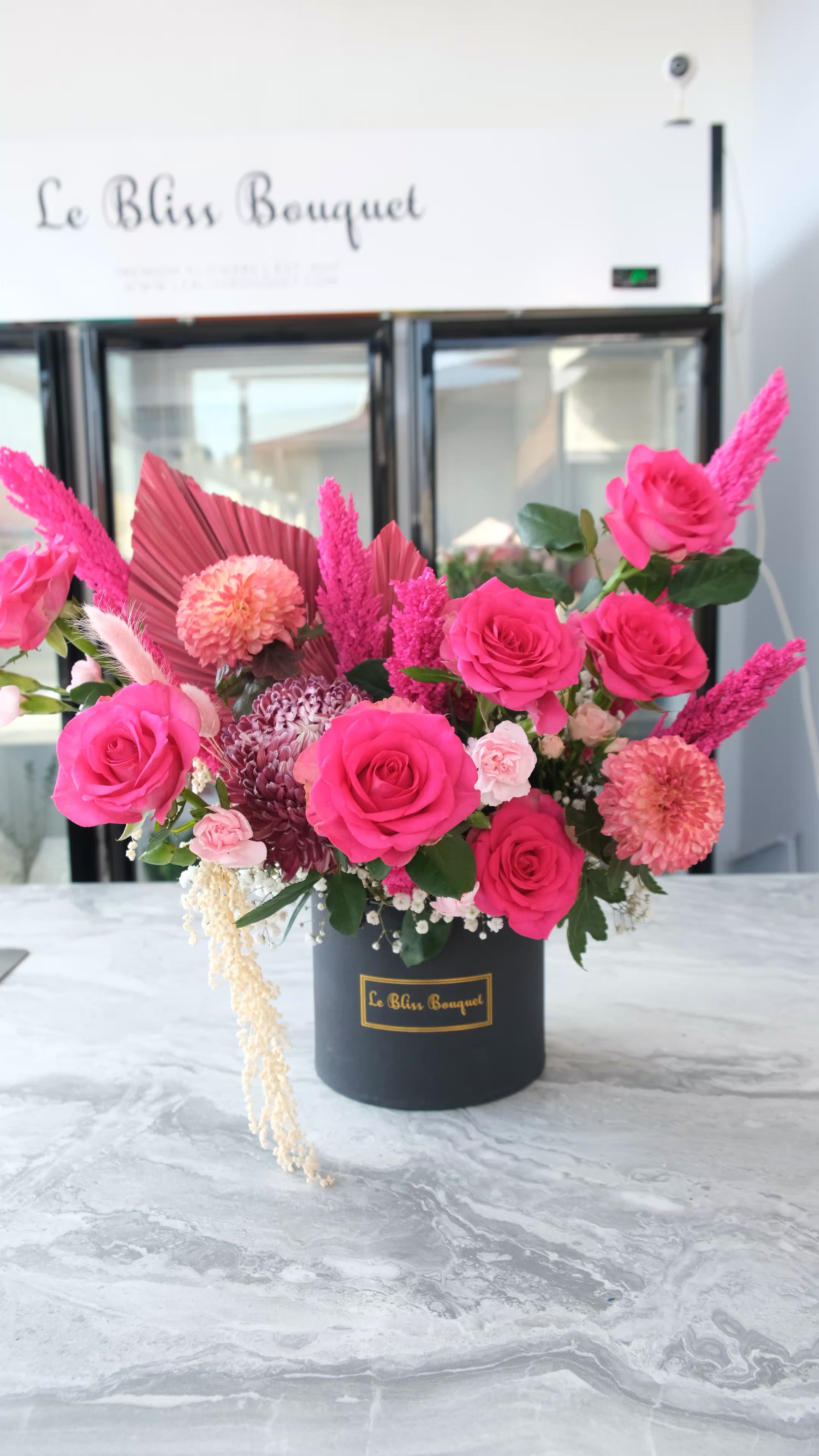 florist surabaya, pink Fanta rose