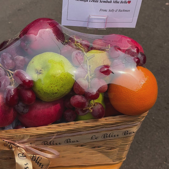 parcel buah surabaya, fruit hamper le bliss box isi premium buah