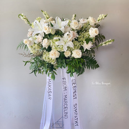 standing flower duka Cita florist jakarta by le bliss bouquet