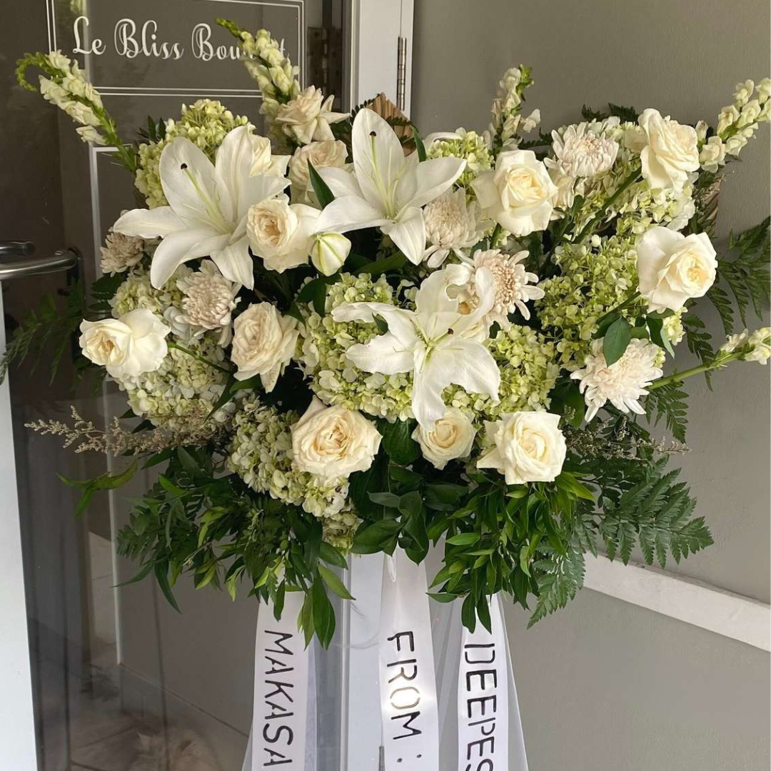 standing flower jakarta duka Cita florist jakarta indonesia
